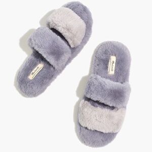 Madewell Two-Strap Scuff Slippers in Recycled Faux Fur
SZ 5/6
